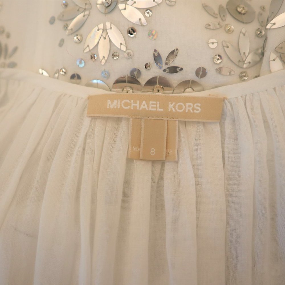 MICHAEL KORS COLLECTION Hand-Embroidered Caftan Dress - Picture 9 of 13